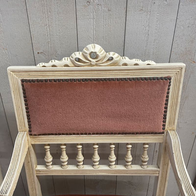 fauteuils_style_louisXVI_velours_rose