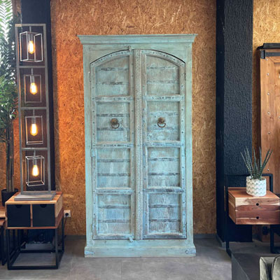 armoire_2portes_indienne_bois_patine_bleu