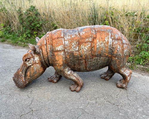 sclupture_deco_hippopotame_metal_recycle