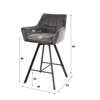 tabouret_pivotant_velours_anthracite