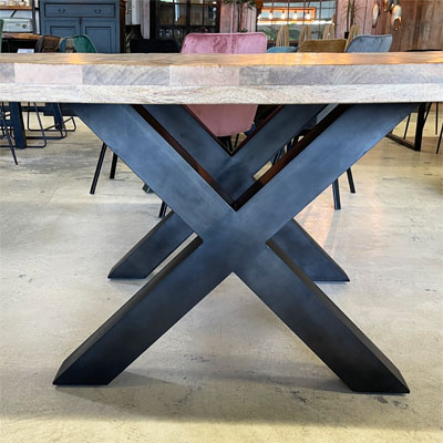 table_carree_bois_metal