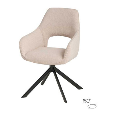 fauteuil_pivotant_bouclette_beige