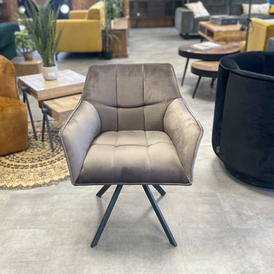 fauteuil_pivotant_velours_gris