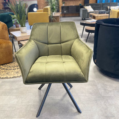 fauteuil_pivotant_velours_vert