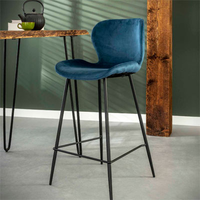 tabouret_haut_velours_bleu