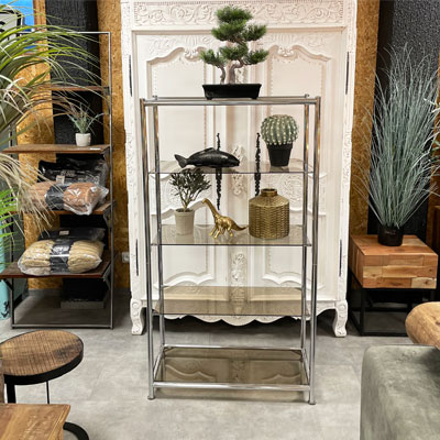 etagere_vintage_metal_verre_fume