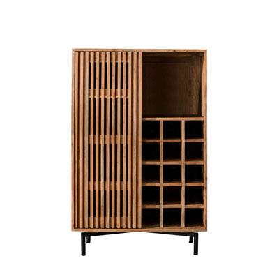 armoire_vin_acacia_porte_coulissante_lattes_bois